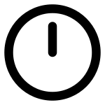 Clock 12 SVG Icon